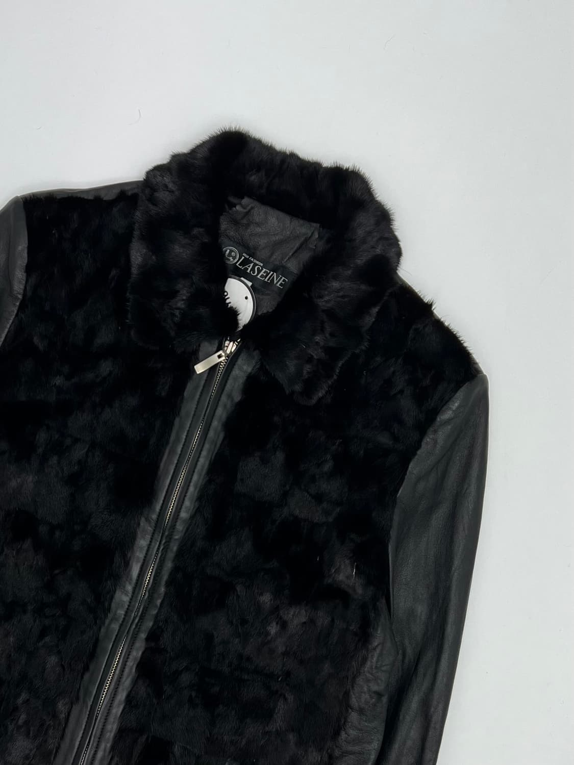 빈티지 밍크 퍼 레더자켓 상품이미지2