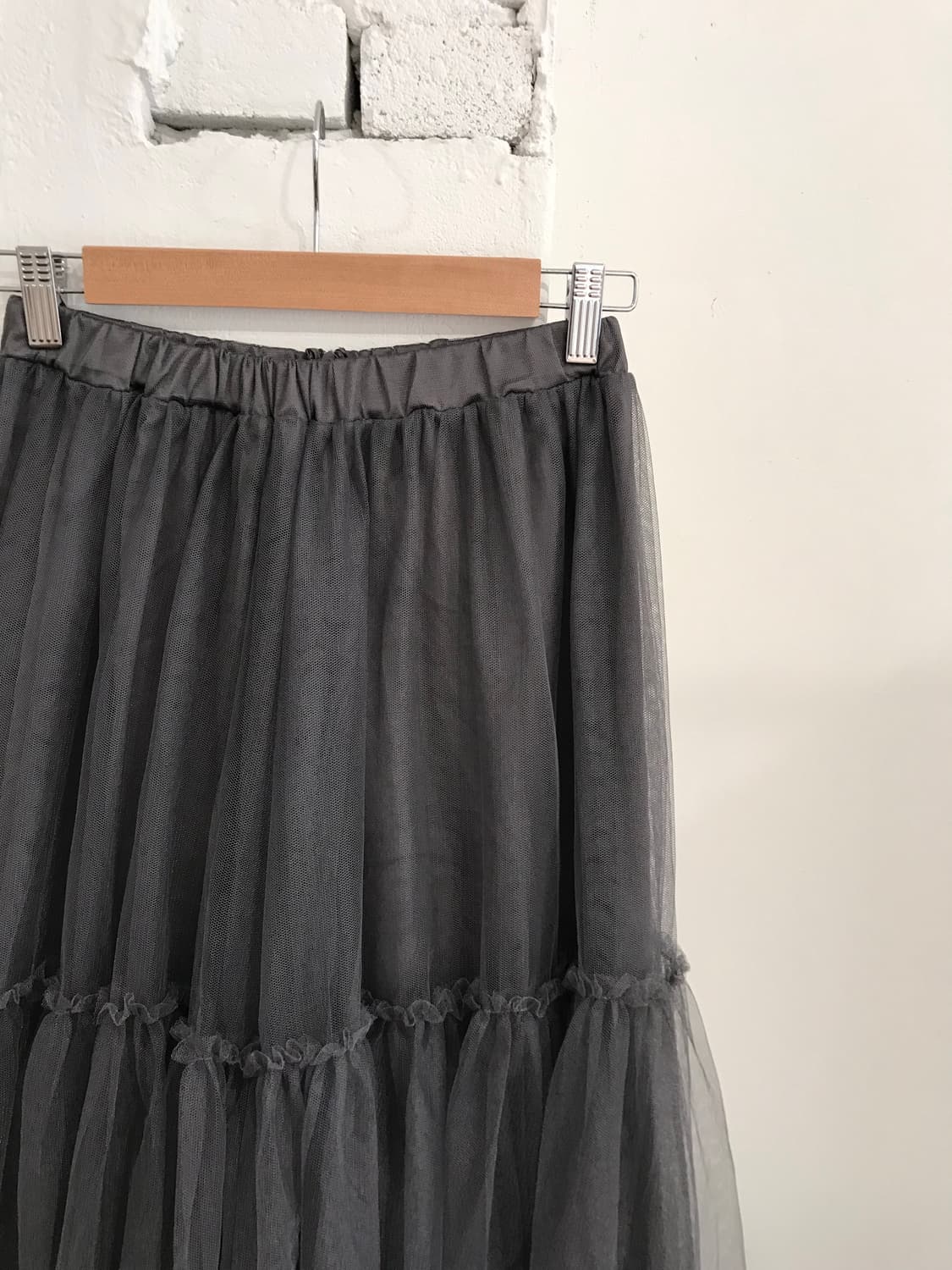 Vintage frill mesh skirt 상품이미지2