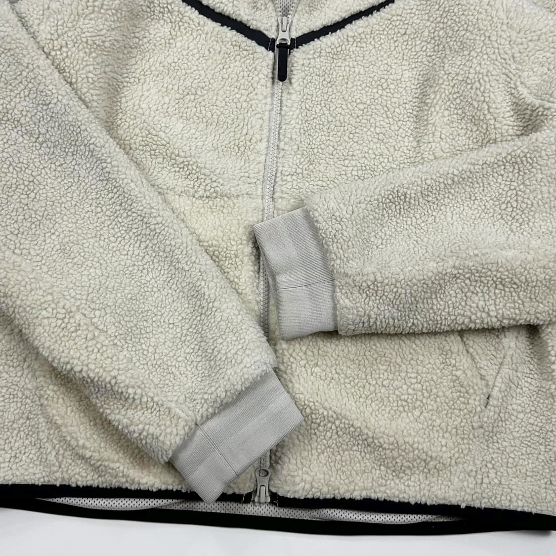나이키 테크 양털 셰르파 후드집업 아이보리 M 상품이미지4