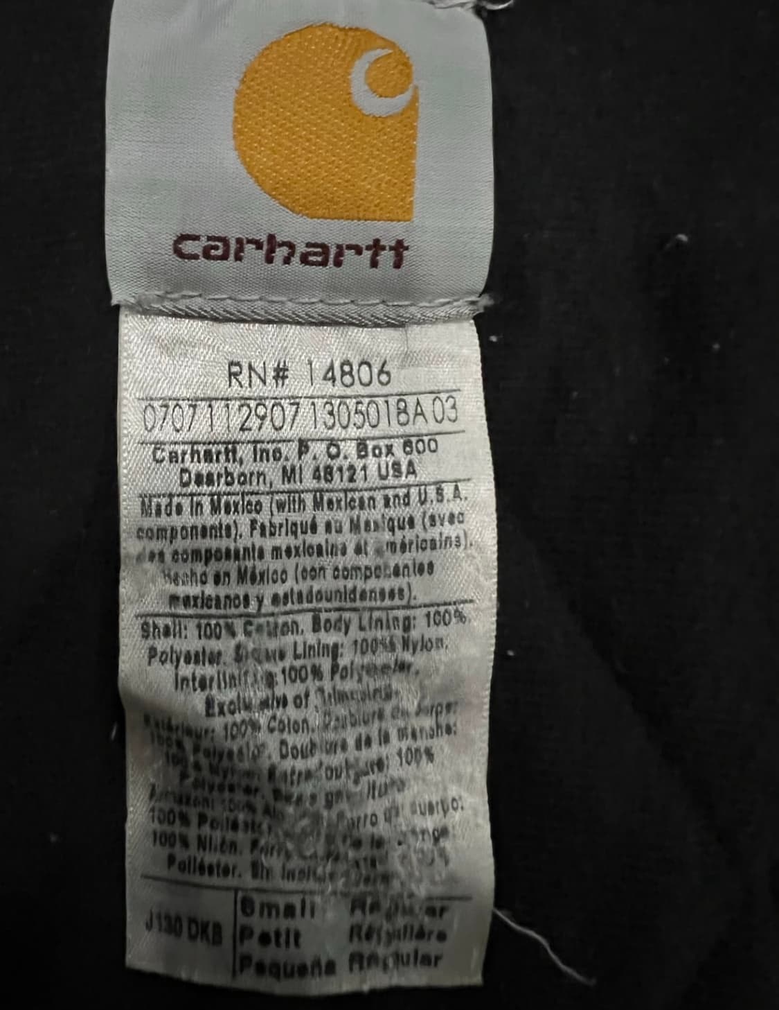 칼하트 j130 상품이미지4