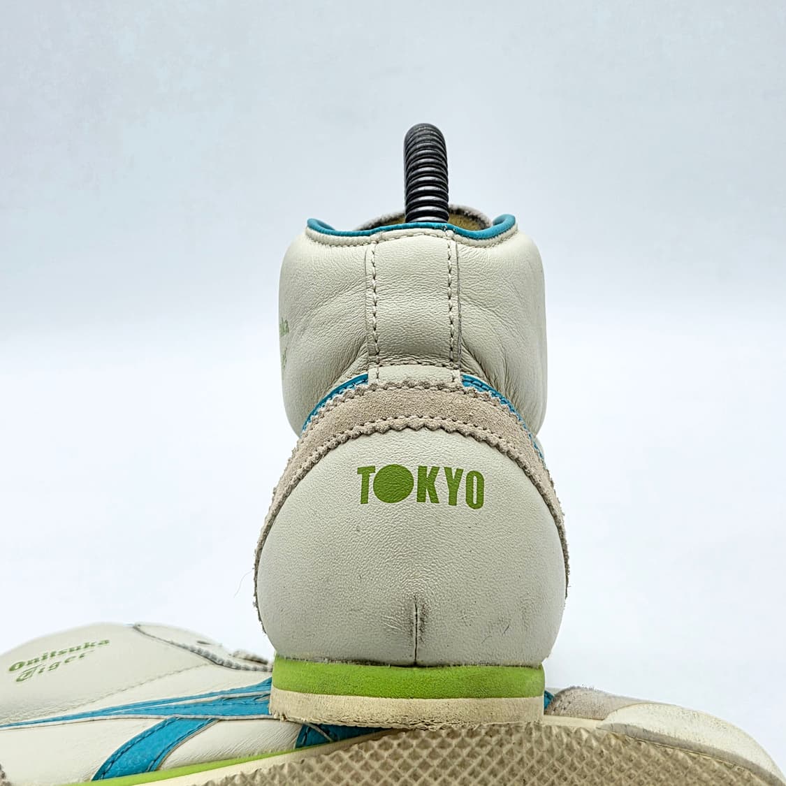  오니츠카 타이거 우먼스 멕시코 미드 러너 흰/파 (230)  상품이미지2