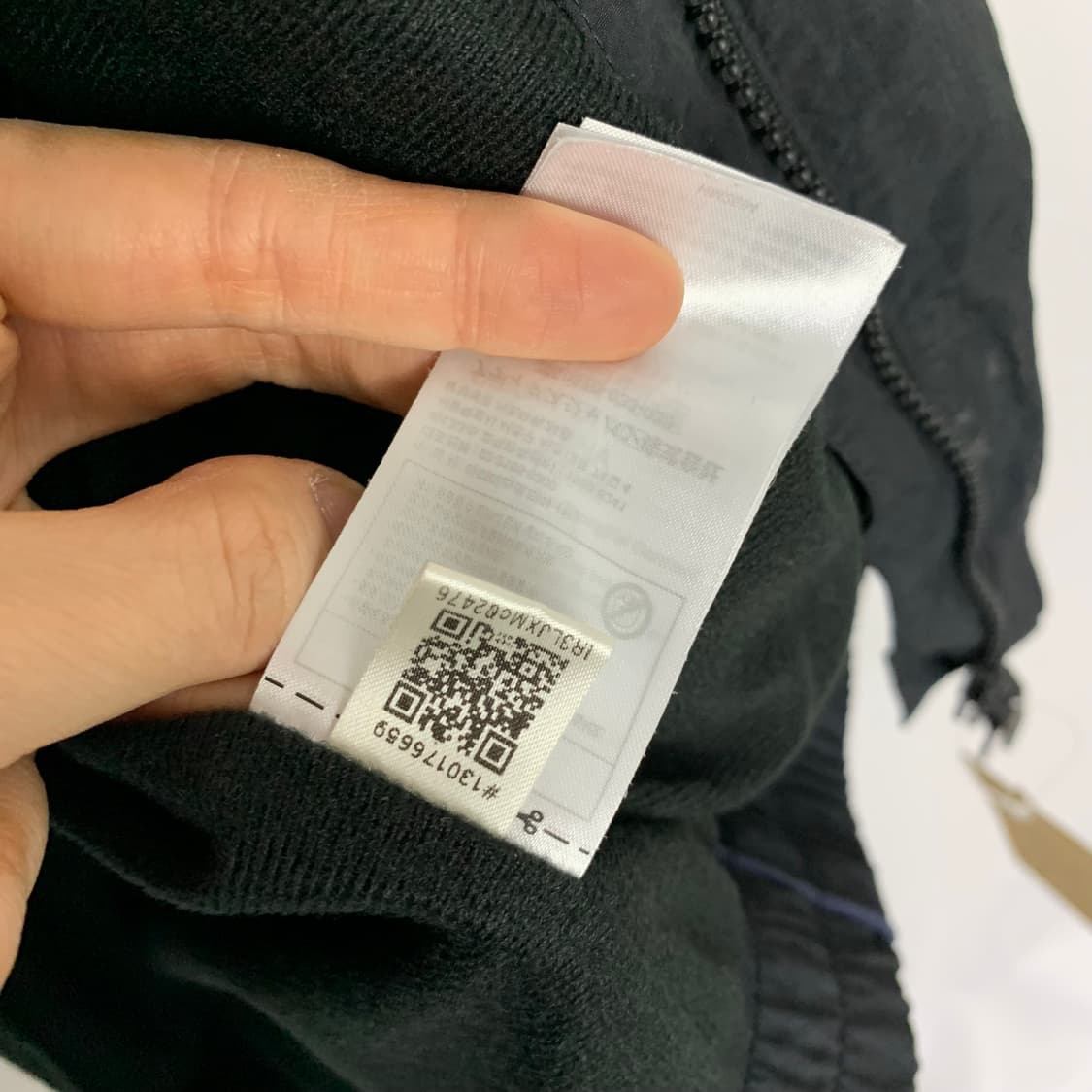 아디다스 빈티지 네이비/블랙 바람막이 자켓 점퍼 남녀공용 XL 상품이미지4