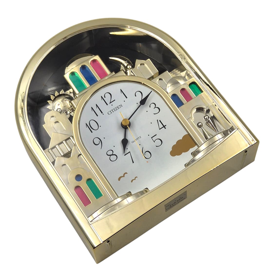 90s 시티즌 해와 달 골드돔 판타지 탁상 시계 상품이미지4