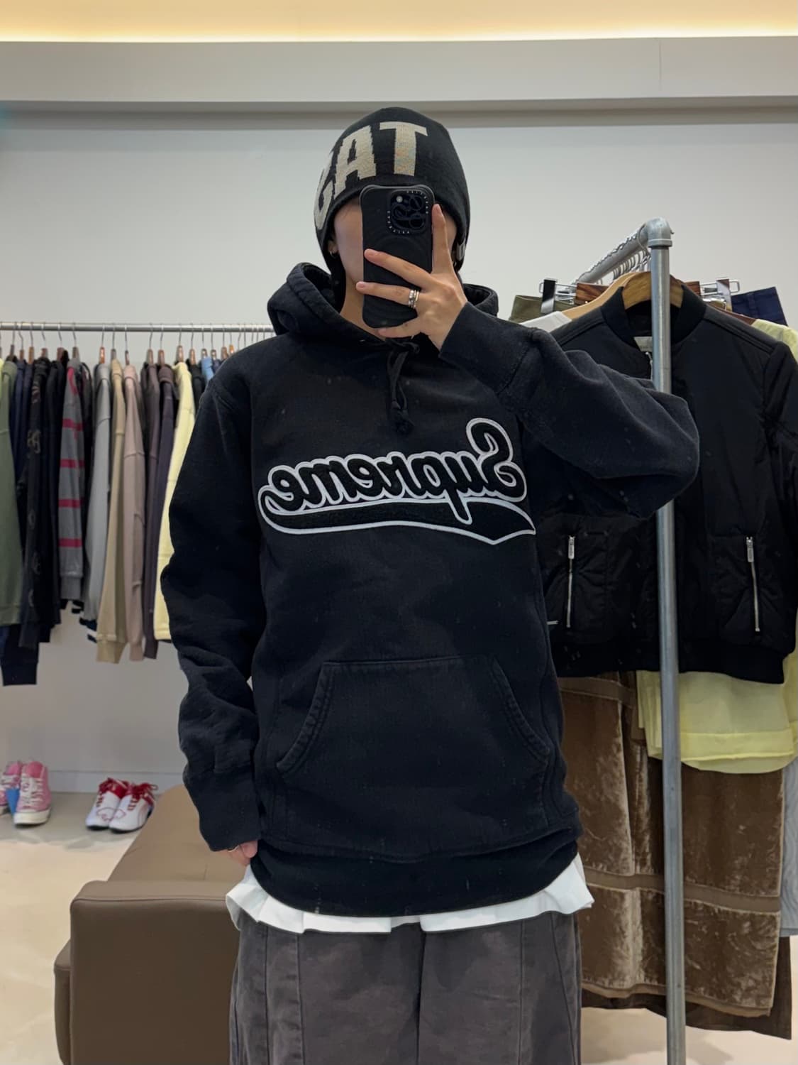 슈프림 x MCMXCIV 러플 스크립트 후드티 상품이미지5