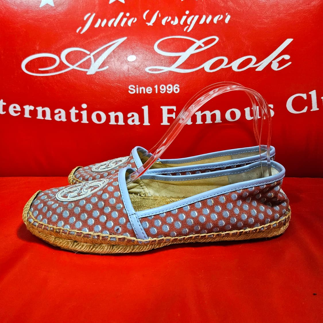 토리버치 블루 도트 에스파듀 슬립온 us8.5 size 상품이미지3