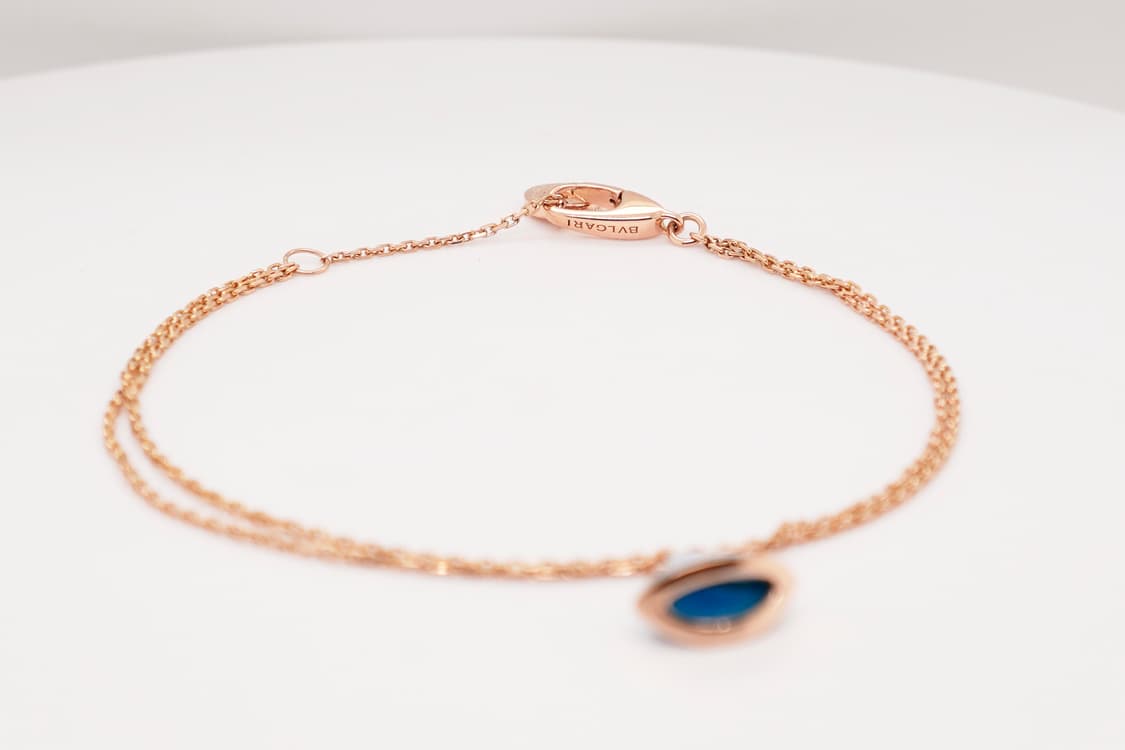 불가리 디바스드림 18K 핑크골드 터쿼이즈 터키석 팔찌 SM 사이즈 상품이미지5