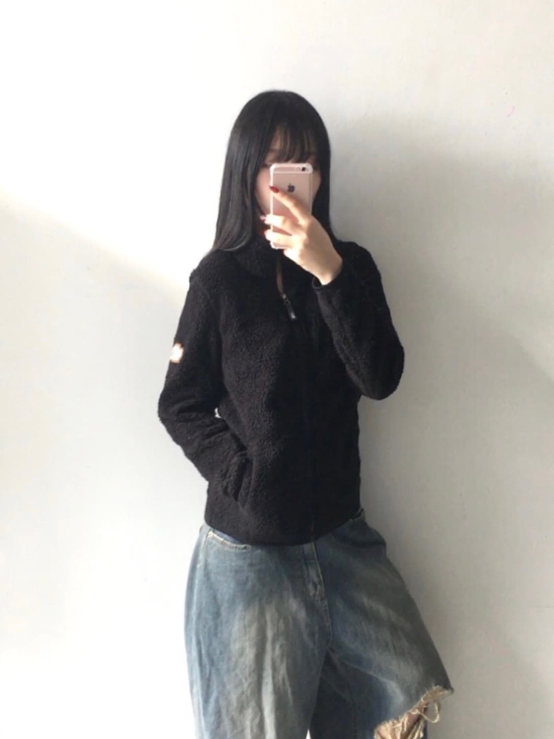 노스페이스 사이드패치 플리스집업 상품이미지2