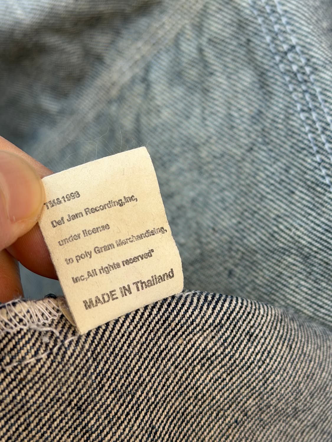 Def Jam recordings 청 데님 자켓 L 상품이미지8