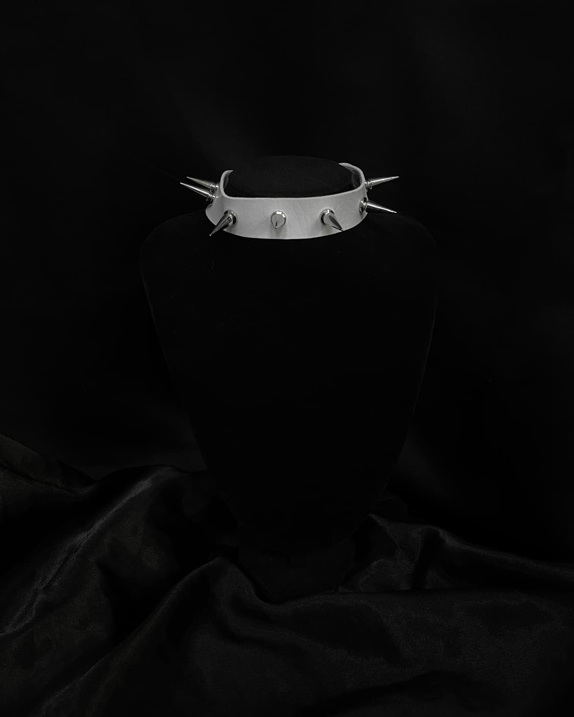 white punk choker 상품이미지1