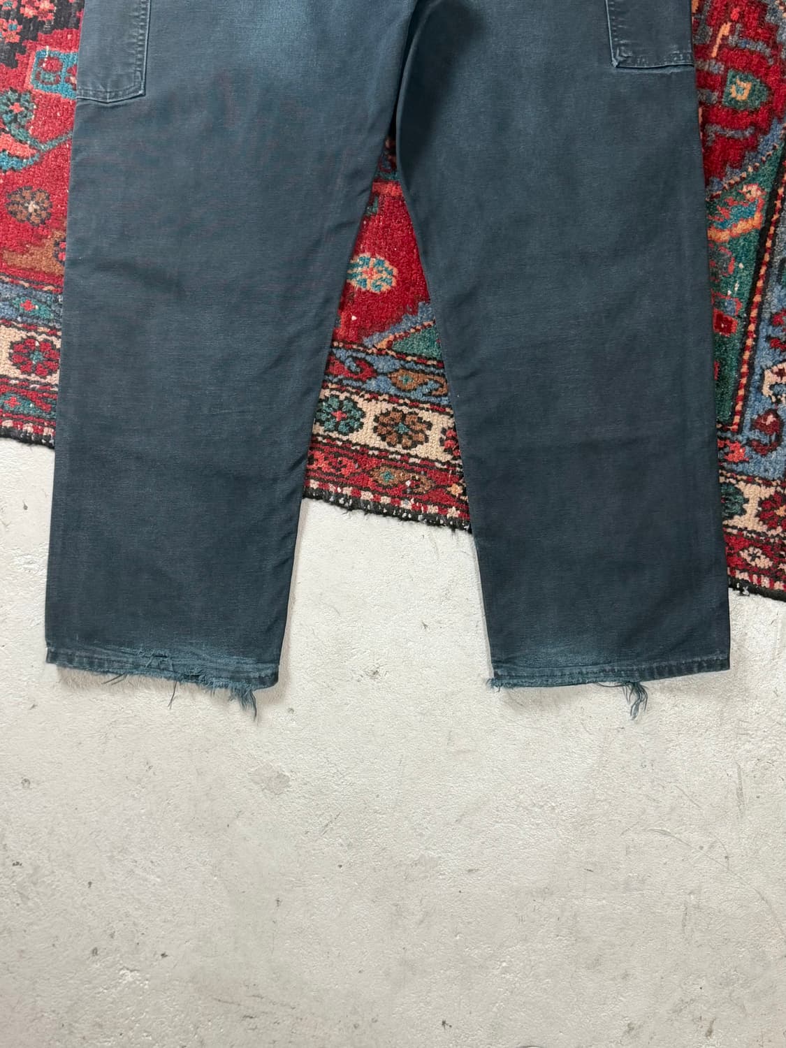 OG USA 칼하트 B01 더블니 블랙 칼하트 썩블니 하드페이딩 상품이미지8