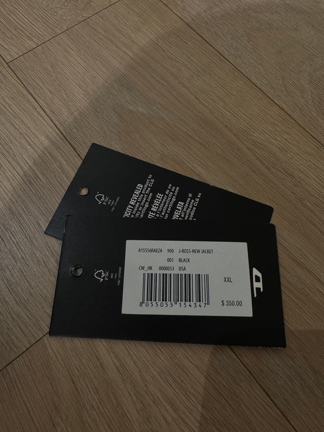 디젤/DIESEL ma-1 점퍼 블랙 XXL 상품이미지10