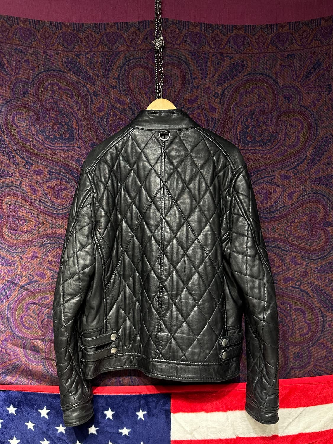 HE by MANGO 양가죽 퀄팅 바이크 자켓 상품이미지5