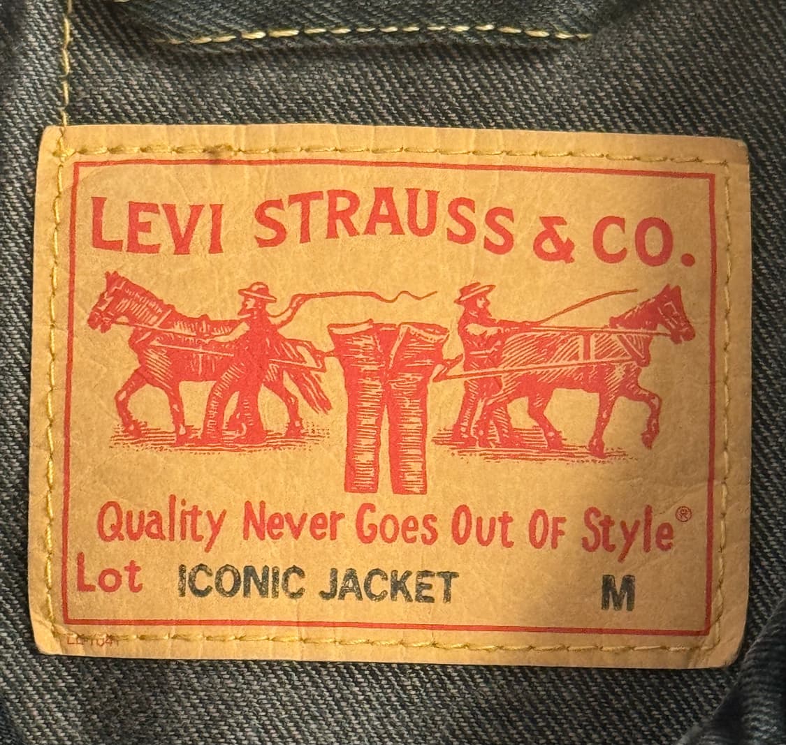 [블랙] 리바이스 TYPE1 아이코닉 자켓 판매해요 상품이미지3