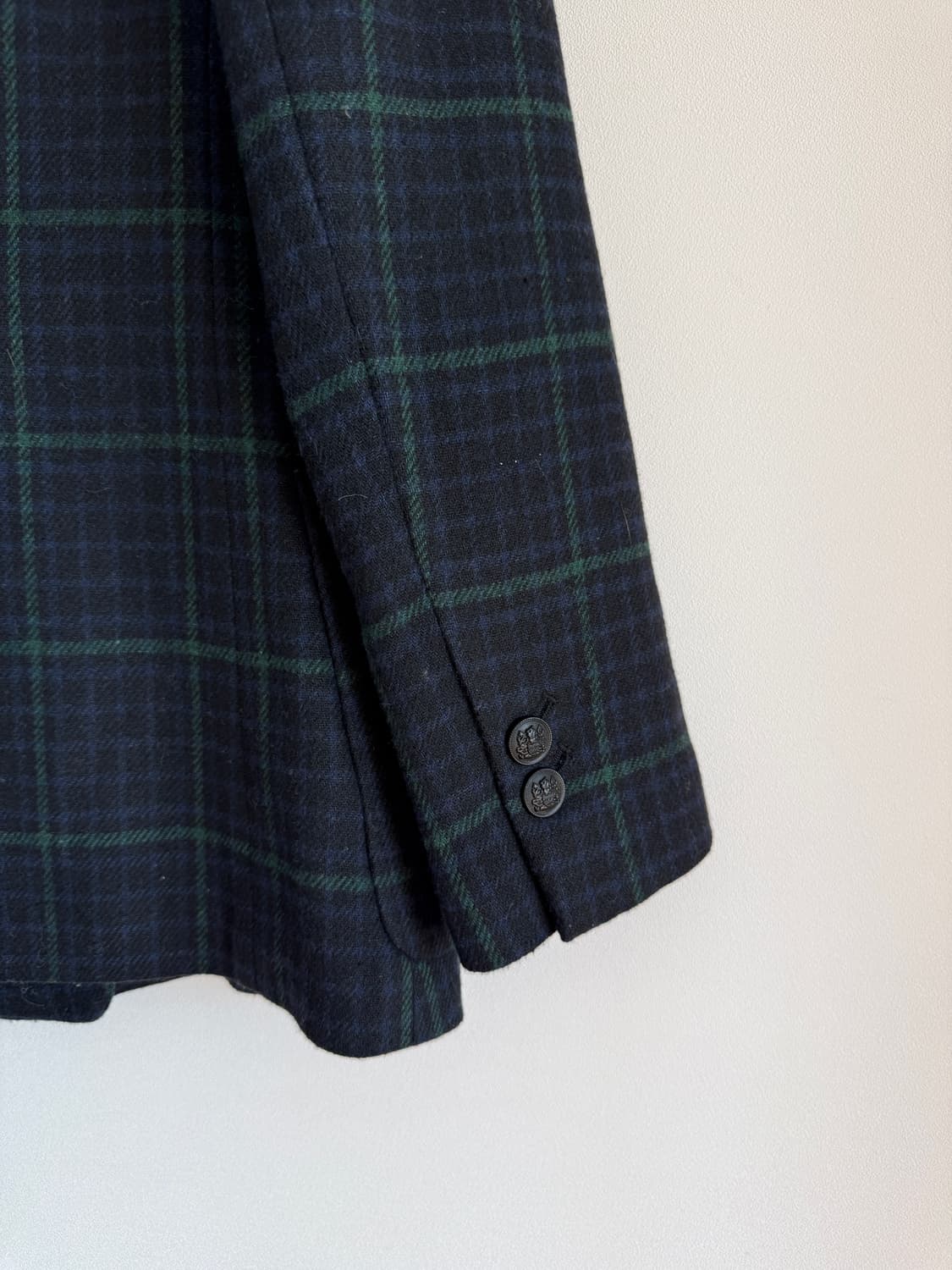 아쿠아스큐텀(Aquascutum) 울 체크 더블 자켓(이태리 패브릭) 상품이미지5