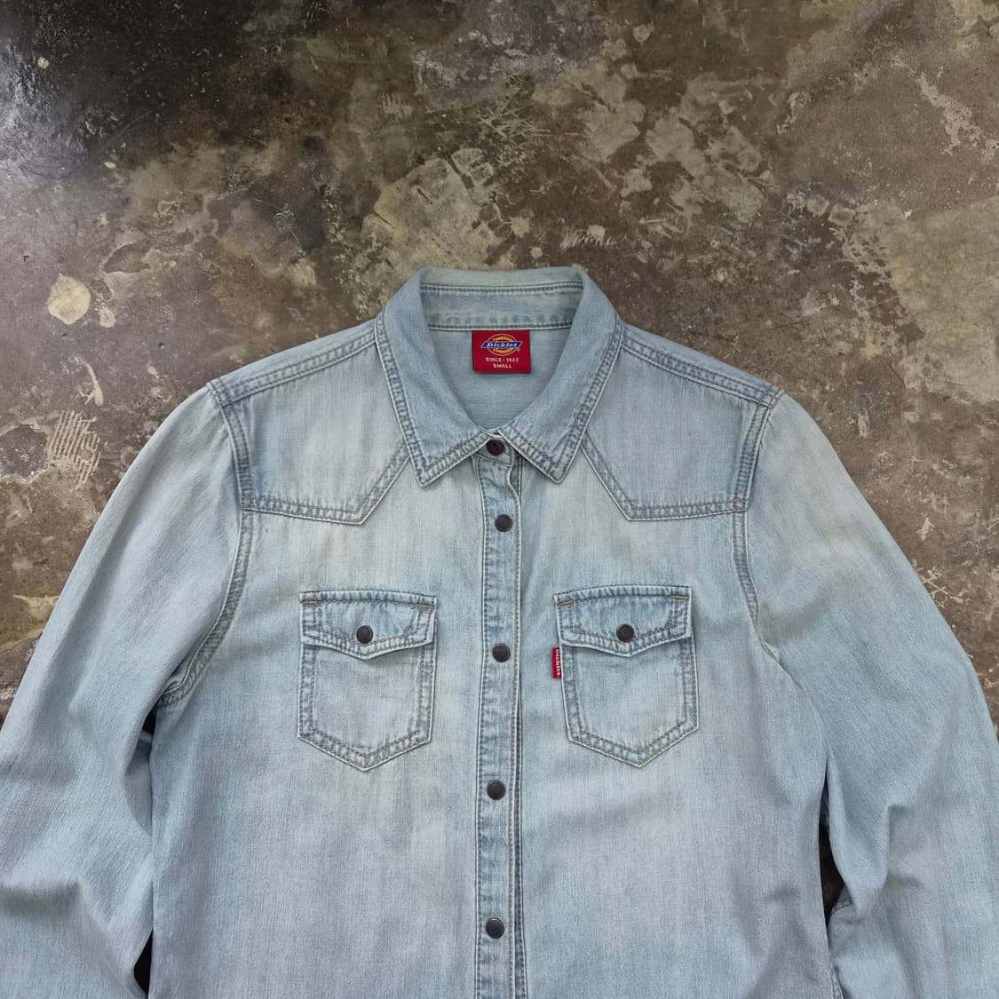 S) 디키즈 데님셔츠 청남방 웨스턴셔츠 아메카지 워크웨어 상품이미지2