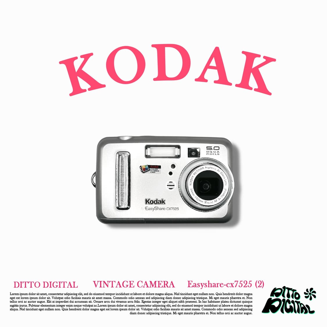 Kodak easyshare cx7525 디카 상품이미지1