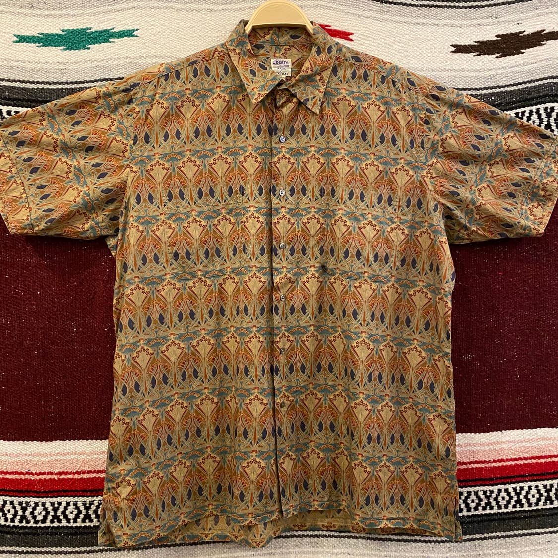 80s Liberty of London 리버티패턴 셔츠 상품이미지4