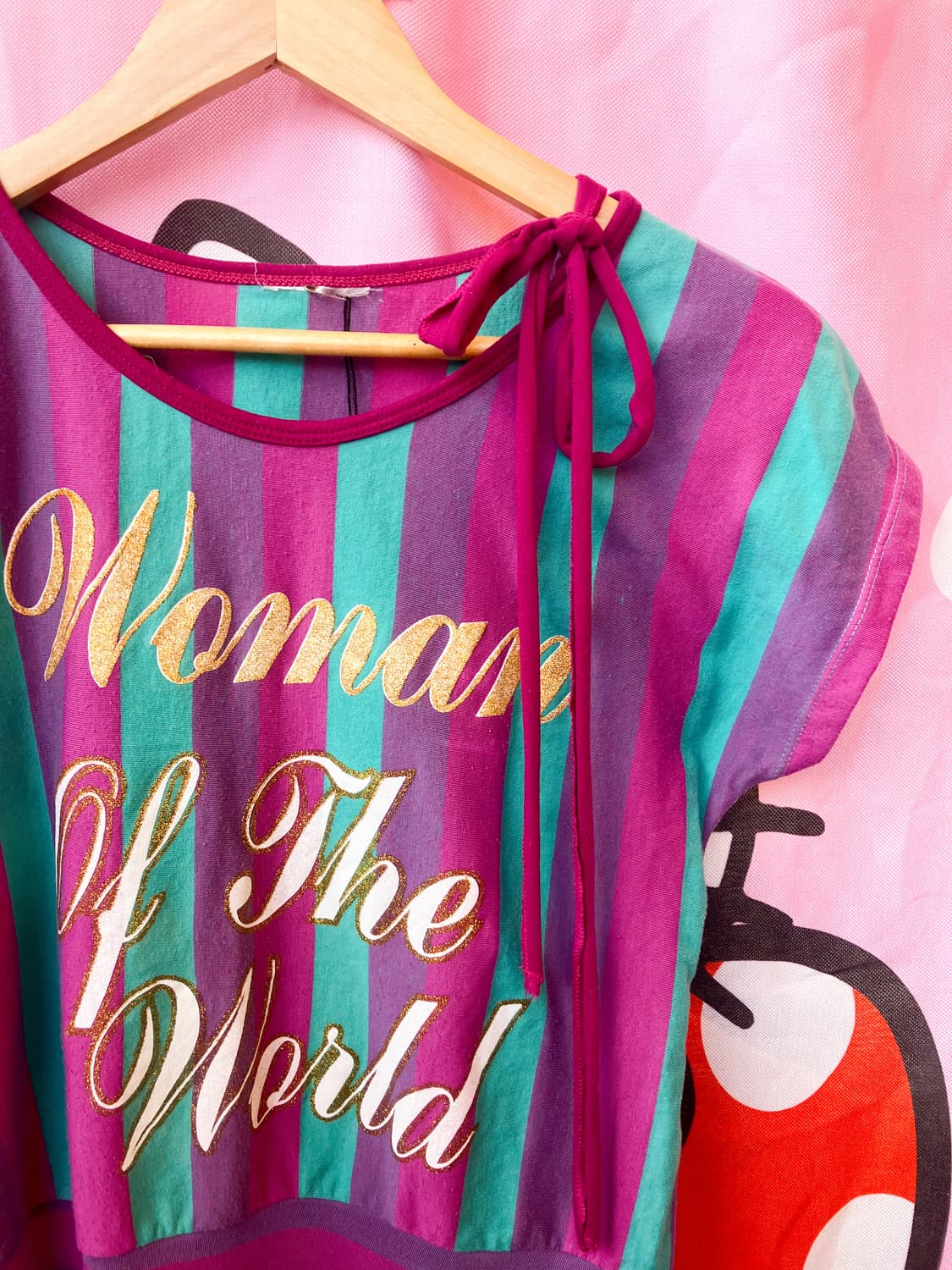 jpn 스트라이프 골드레터링 티셔츠 상품이미지4