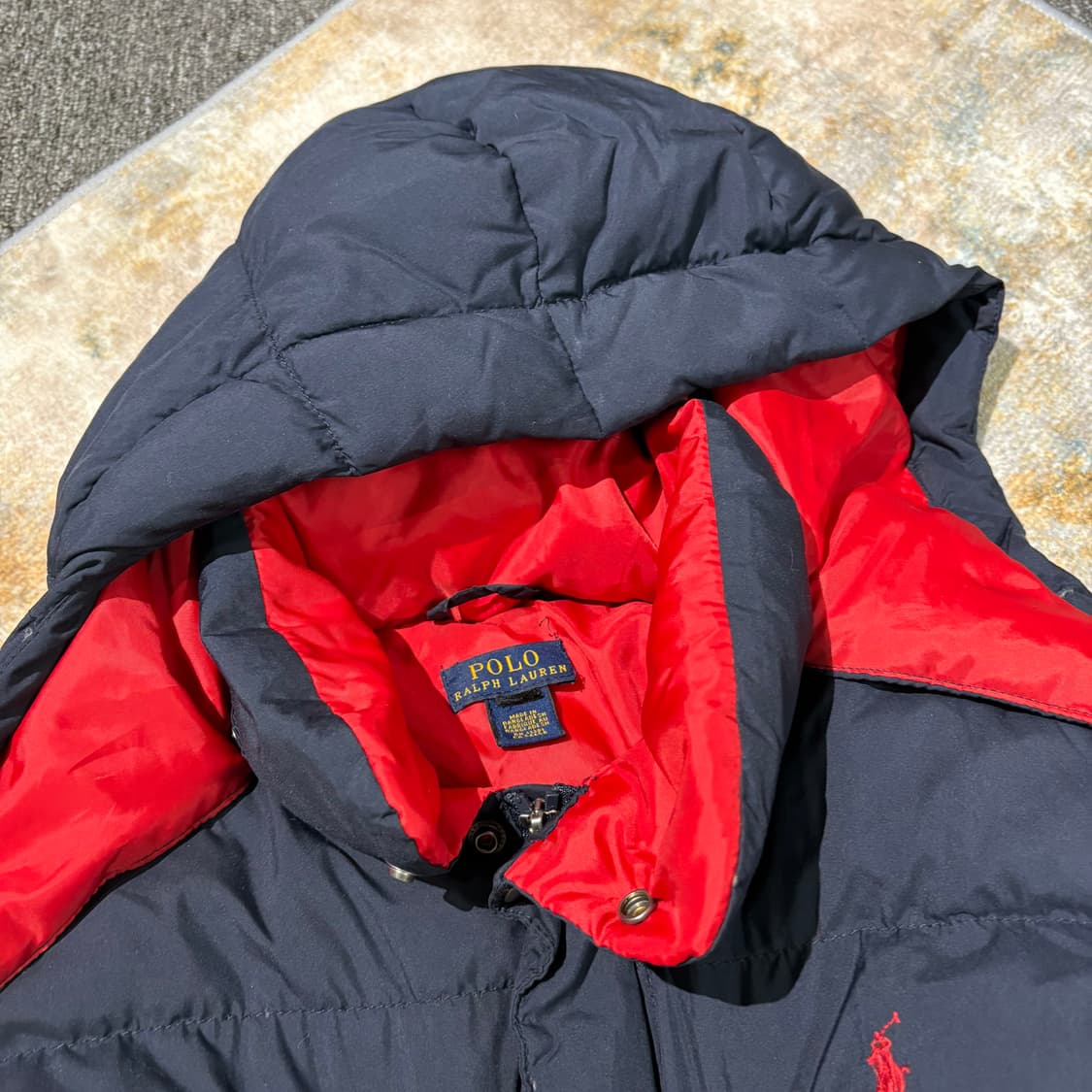 폴로 래드포니 빈티지 후드패딩 상품이미지5