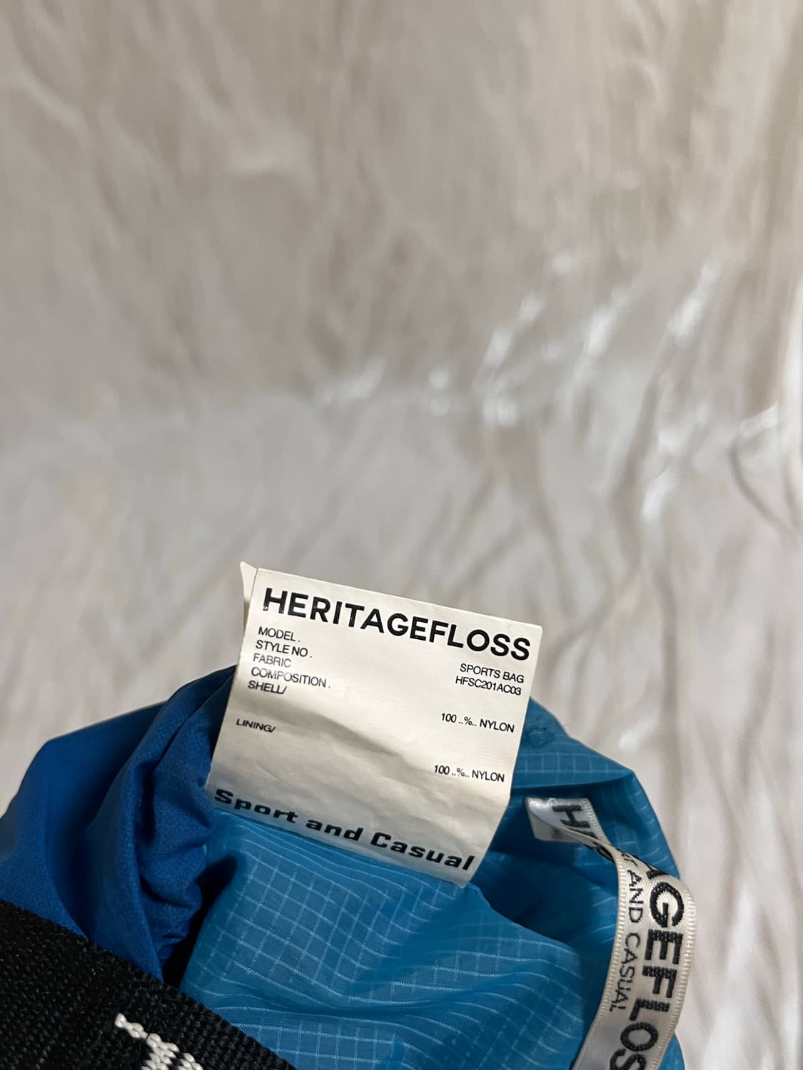 헤리티지플로스 나일론 스포츠백 상품이미지5