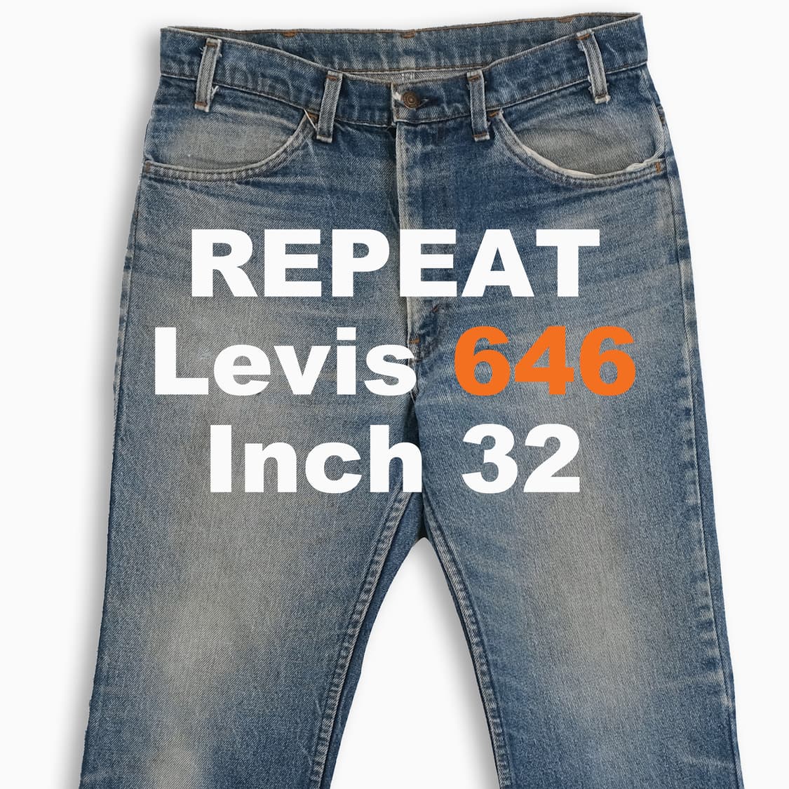 리바이스 646 오렌지탭 진청 70s USA 32인치 OR6463414 상품이미지1