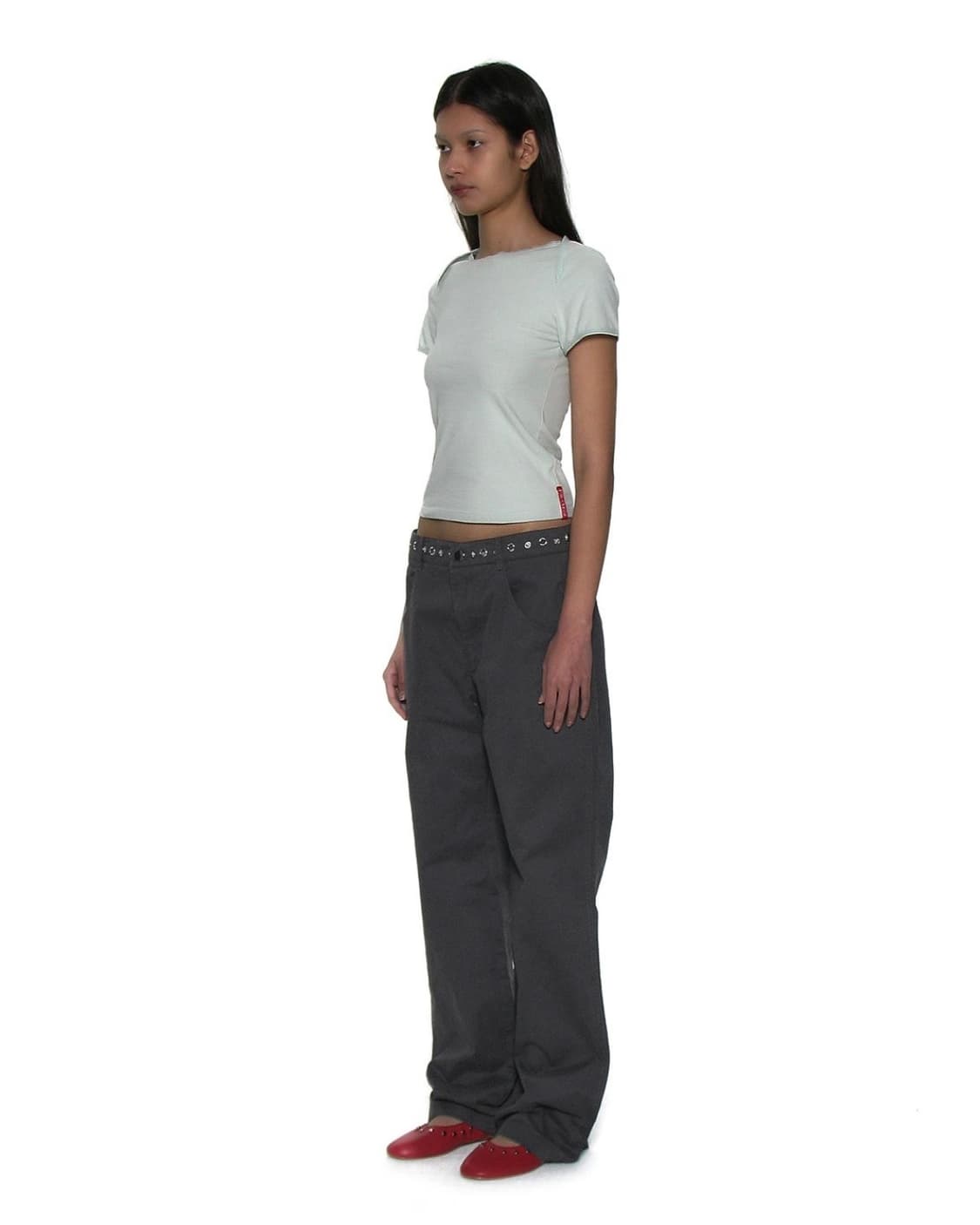 파르티멘토 우먼 pointed double waist pants  상품이미지2