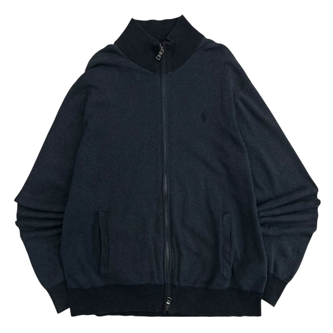 폴로 랄프로렌 블랙포니 차콜 집업 M 상품이미지2