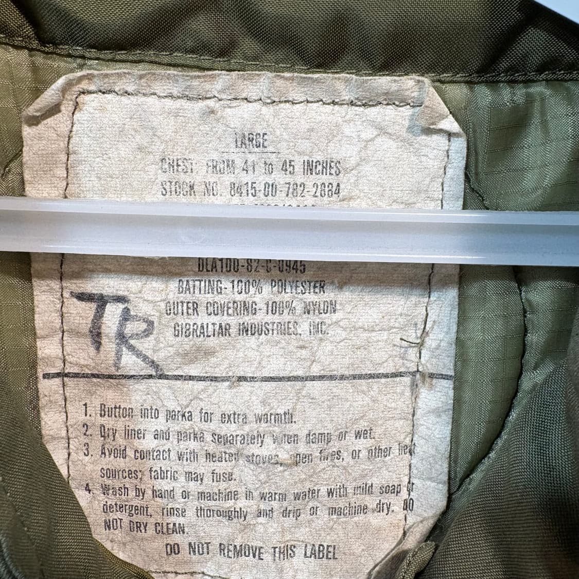 [L] US ARMY 미군 M-65 피쉬테일 개파카 3세대 상품이미지6