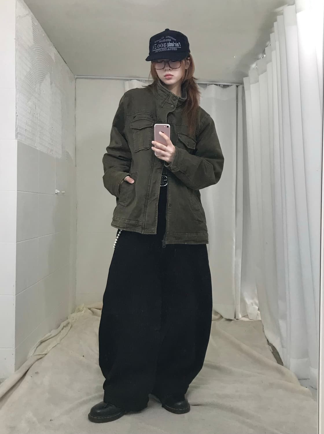 리바이스 카키 사파리 워크 자켓, 빈티지 NISSAN 페어 캡 모자 상품이미지2