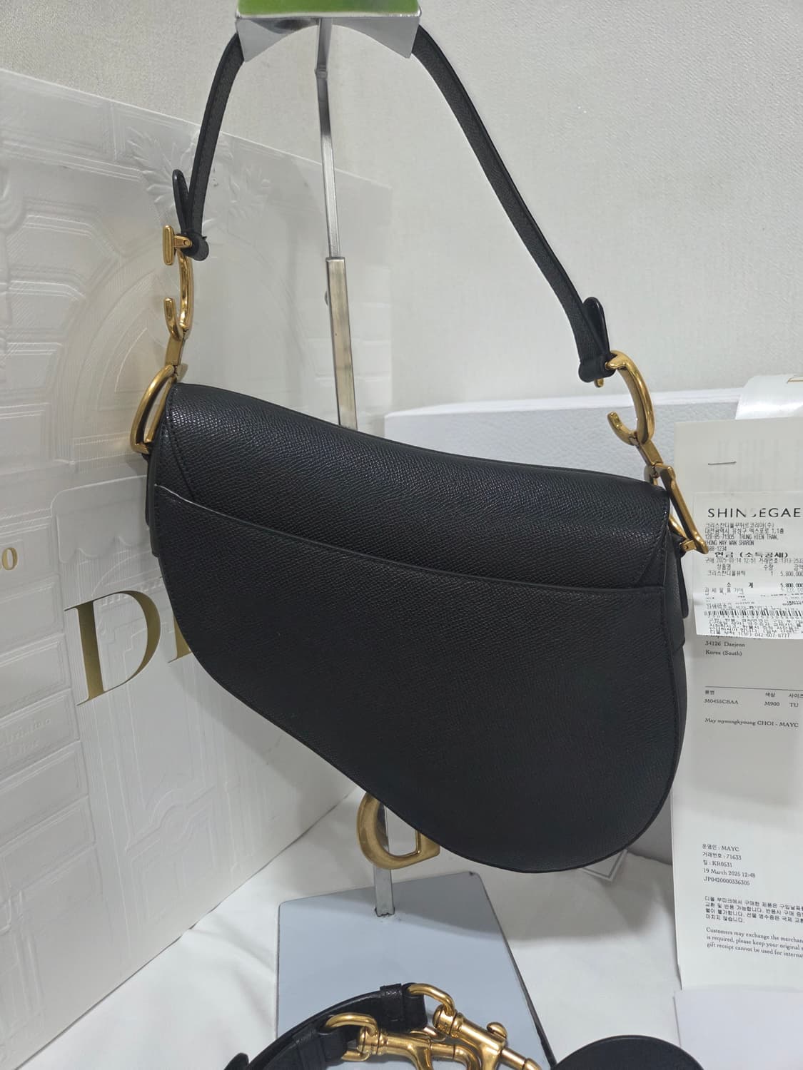 [새상품급] 디올 새들백 미디움  상품이미지6