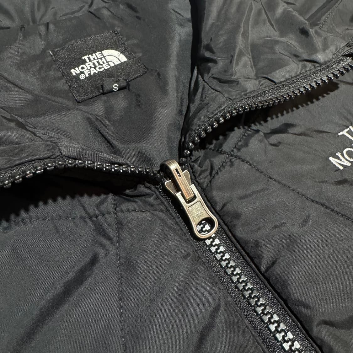 노스페이스 블랙 퀼팅 패딩 자켓 상품이미지3