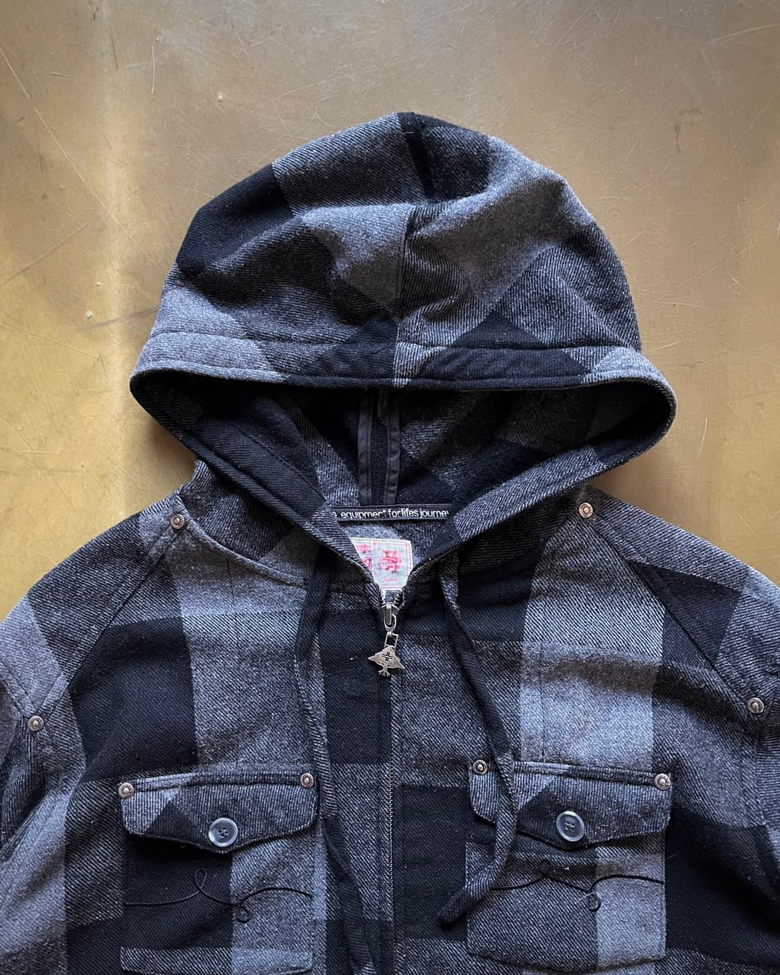 00s LRG Check Pattern Active Hood Jacket 상품이미지4