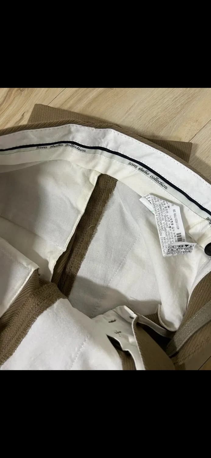 자라 리미티드에디션 남성 면 팬츠 상품이미지7