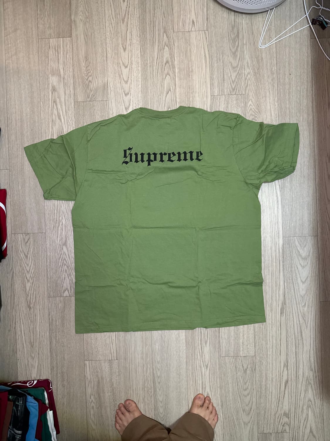 슈프림 24FW 스노우 백설공주 티셔츠 모스 그린 상품이미지2