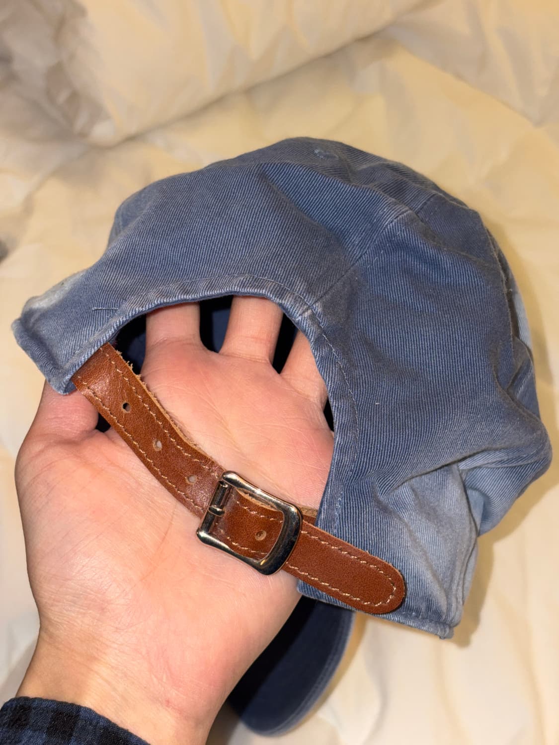 더 뮤지엄 비지터 와이어 볼캡 데님 상품이미지2