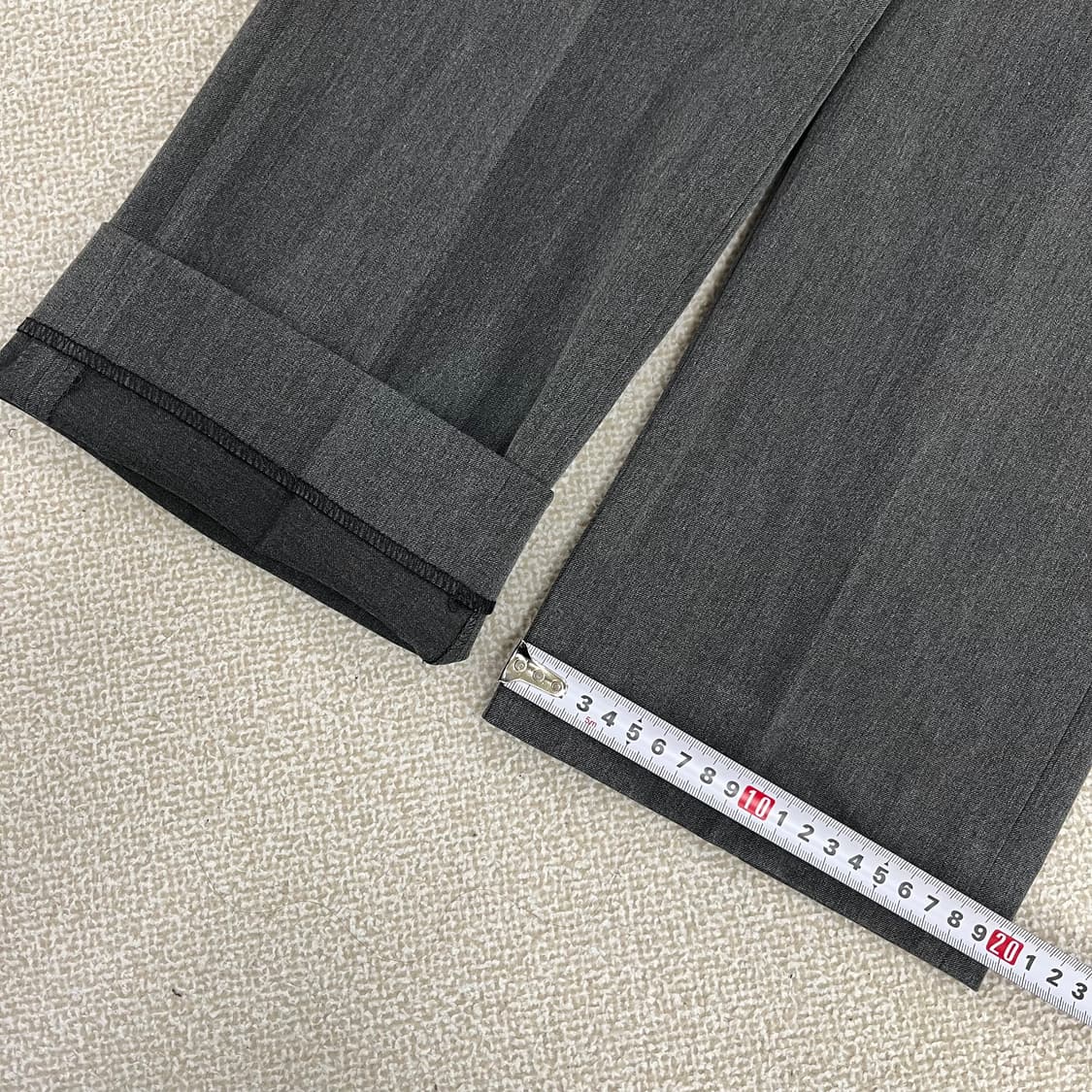 [31] 무신사스탠다드 밴딩 슬랙스 정장 바지 0119M1 상품이미지8