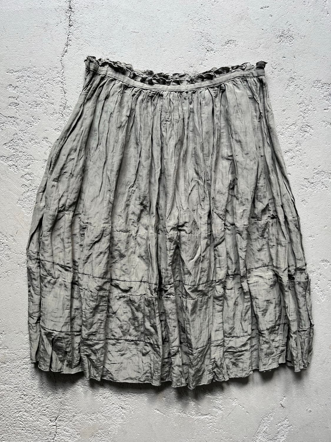 silk wrinkled skirt 상품이미지6