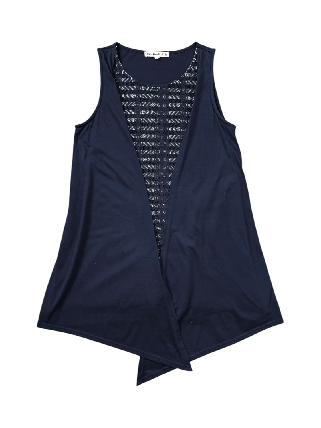 vintage lace layered sleeveless top 상품이미지1