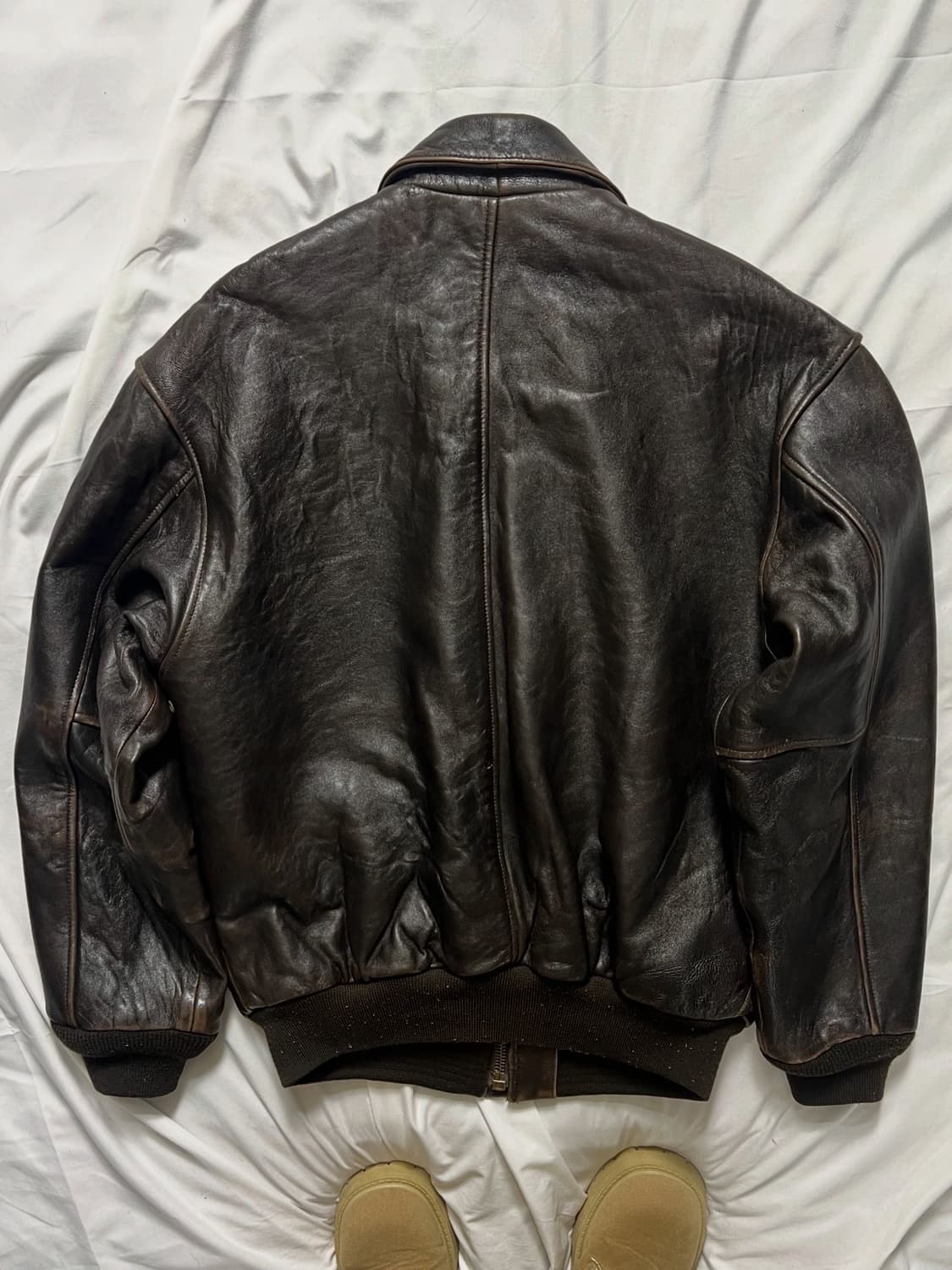 아비렉스 A-2 가죽자켓 상품이미지2