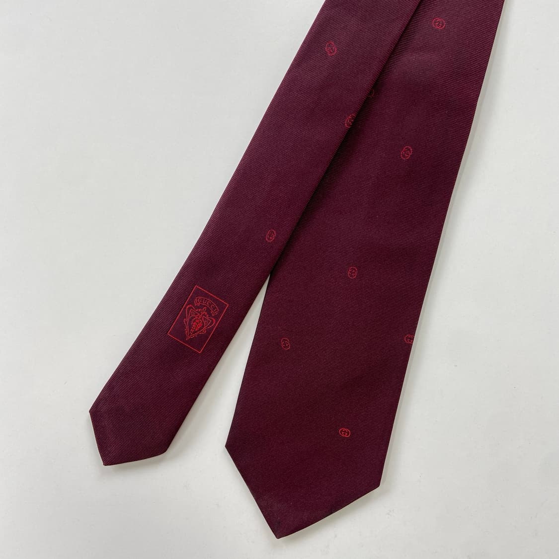 구찌(GUCCI)  명품 정품 모노그램 넥타이 8.2cm 상품이미지2