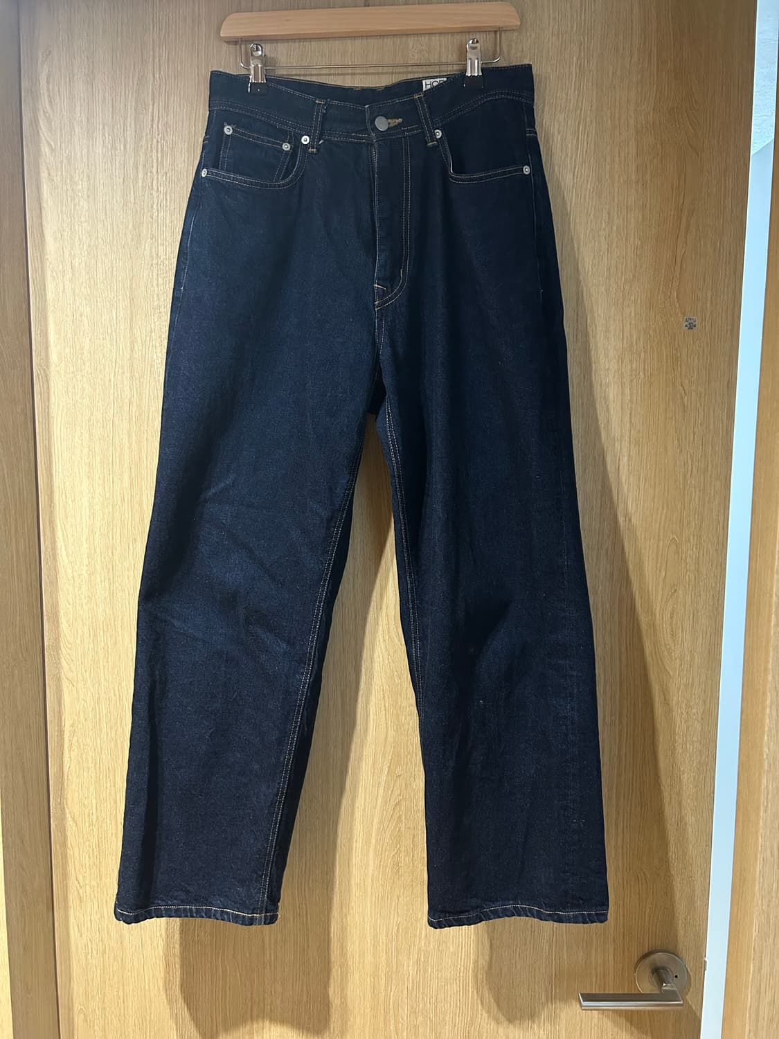 홀리선 블루본 와이드 5포켓 데님 상품이미지1