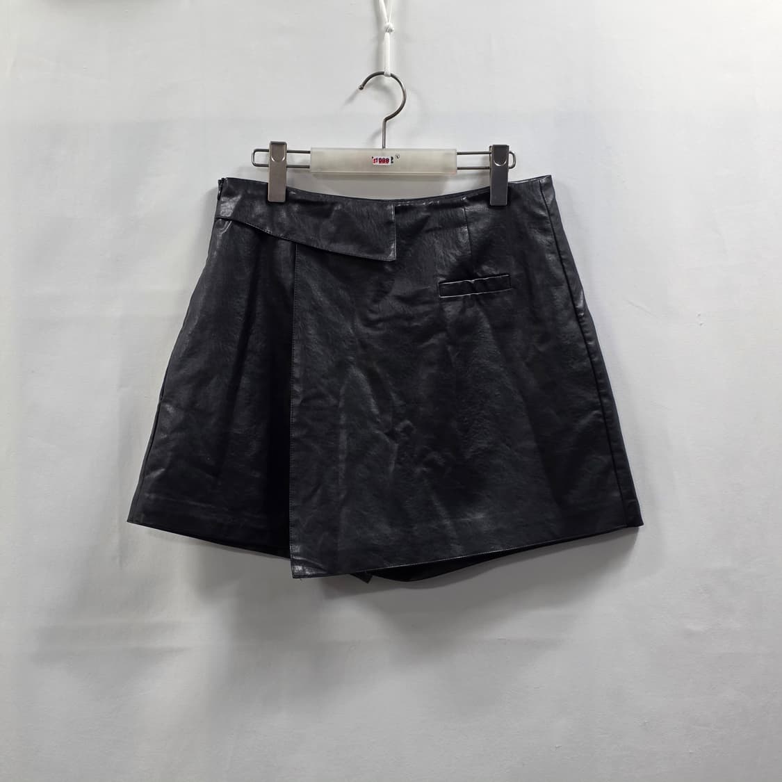 1088 에고이스트 인조가죽 랩 치마바지 / 블랙 / 66 상품이미지1