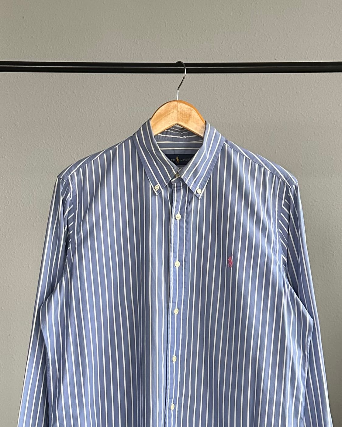 [M]폴로 랄프로렌 블루 스트라이프 셔츠 상품이미지2