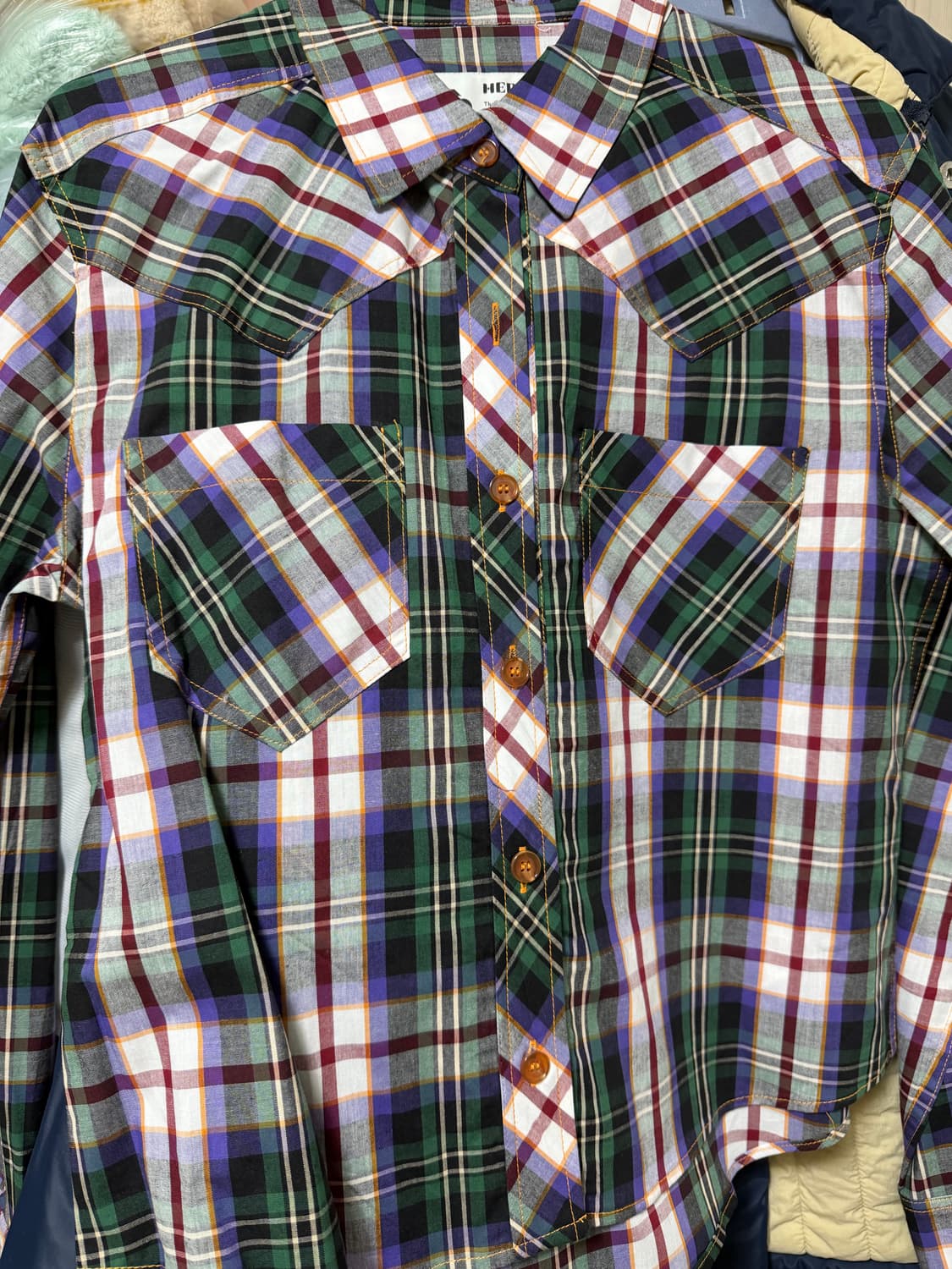 헤레틱 웨스턴 체크셔츠 상품이미지2