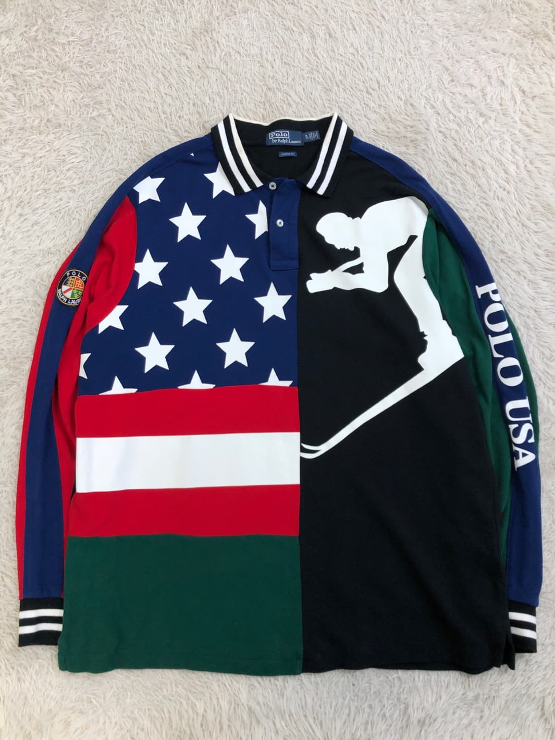 폴로 랄프 로렌 수어사이드 스키 다운힐 티셔츠/#2501 상품이미지1