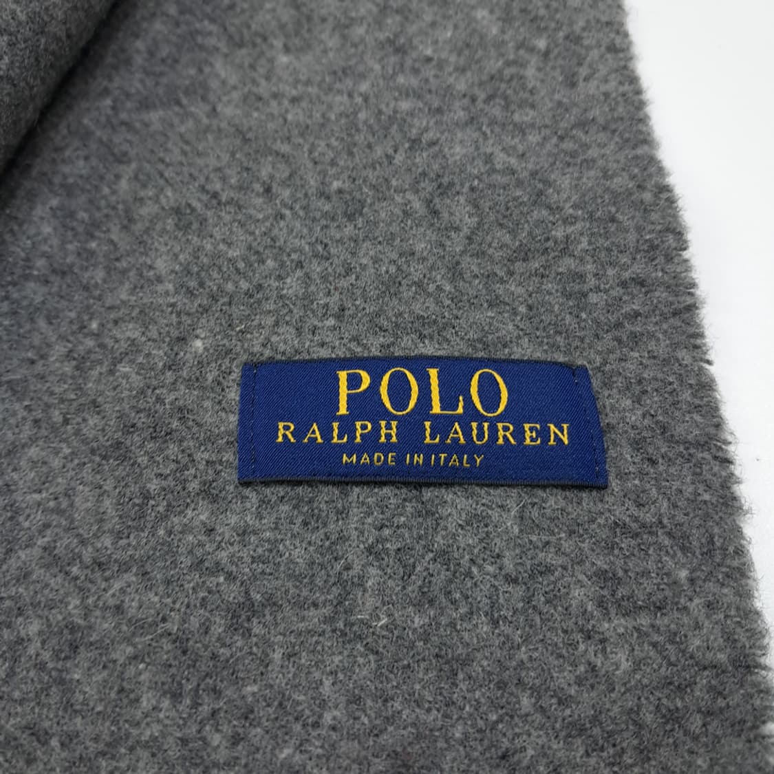 MX397 폴로 이태리판 포니자수 헤더그레이 머플러 목도리 상품이미지4