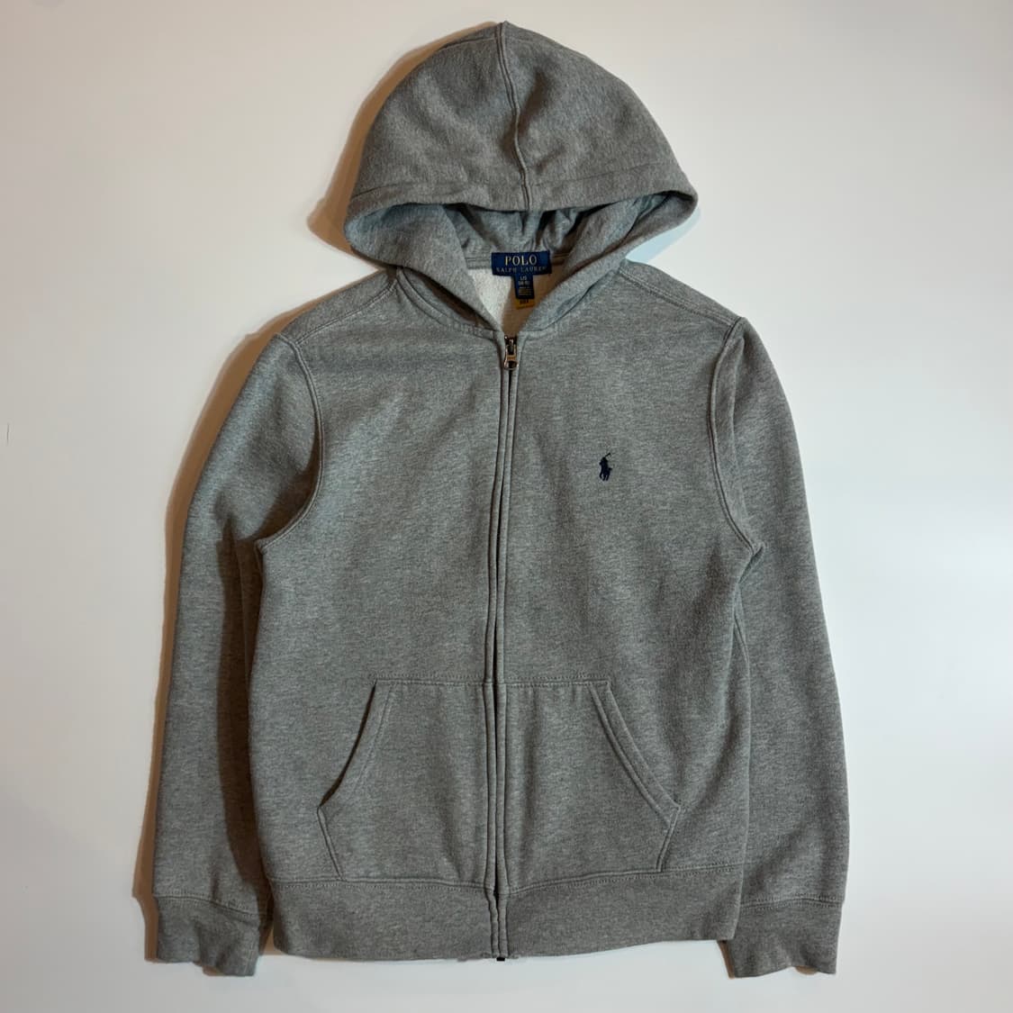 폴로 랄프로렌 그레이 집업 후드 상품이미지1