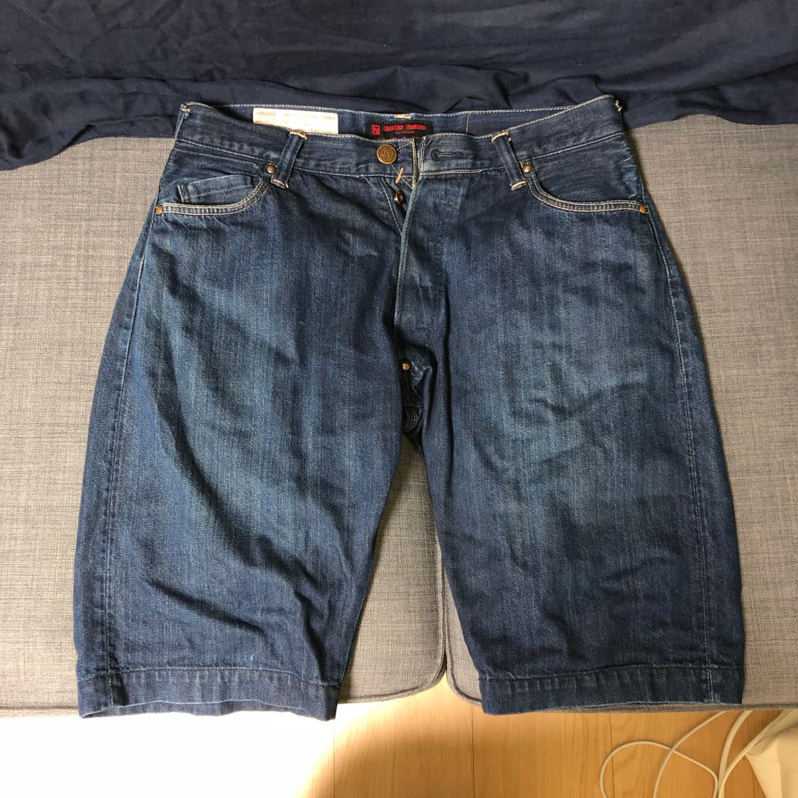 yamane japan 셀비지 데님 쇼츠 상품이미지2