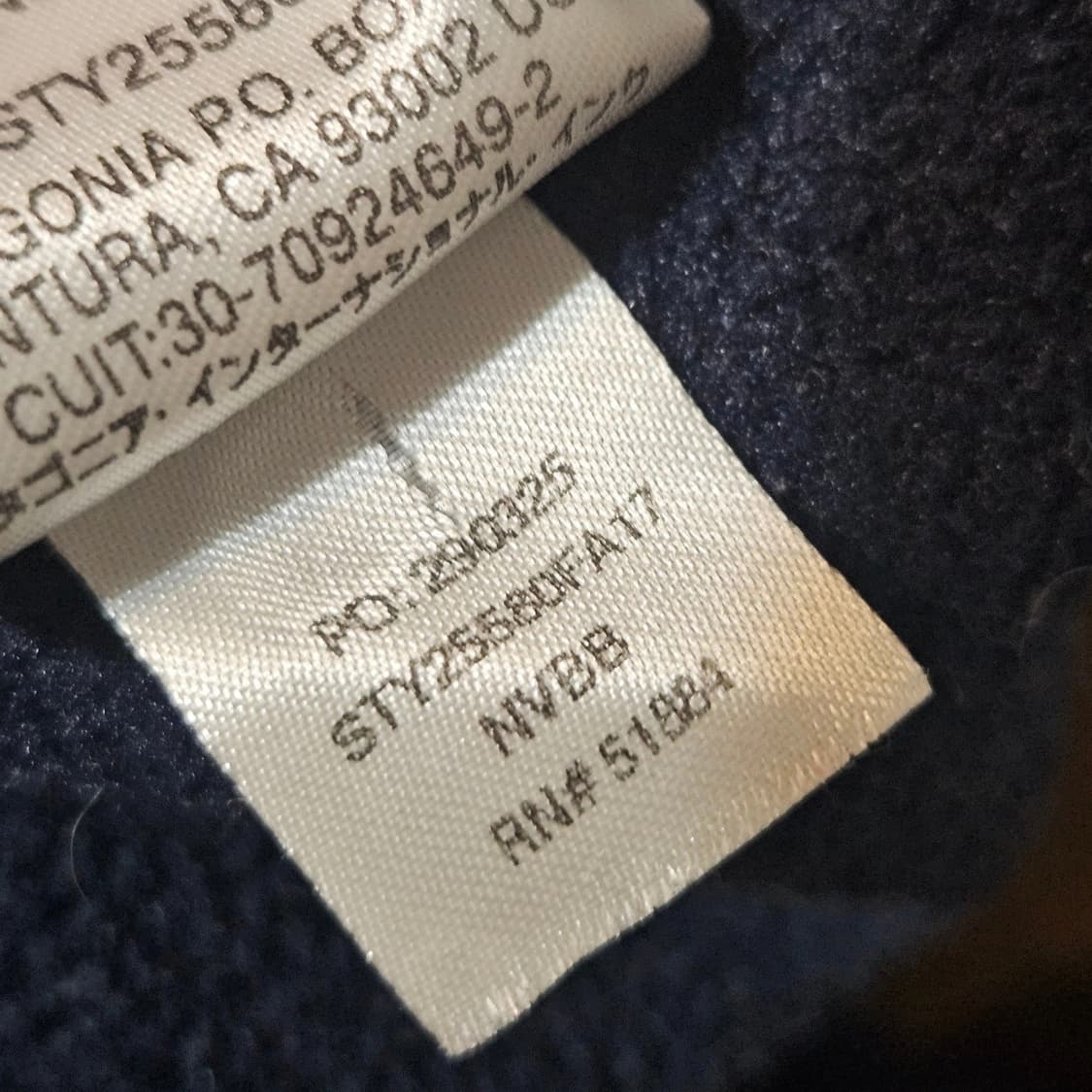 17FW 파타고니아 신칠라 스냅-T 컬러 블록 머스타드/네이비 상품이미지5