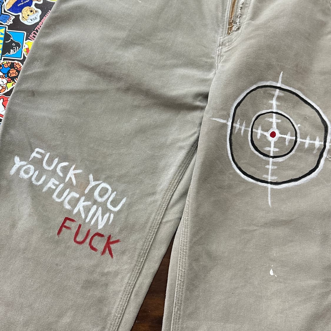 칼하트 커스텀 카펜터 팬츠 B11-DES 34 상품이미지5